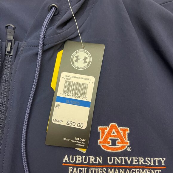 Under Armour AUBURN Jacket Warmup XL Tigers Facilities Management - Picture 3 of 9